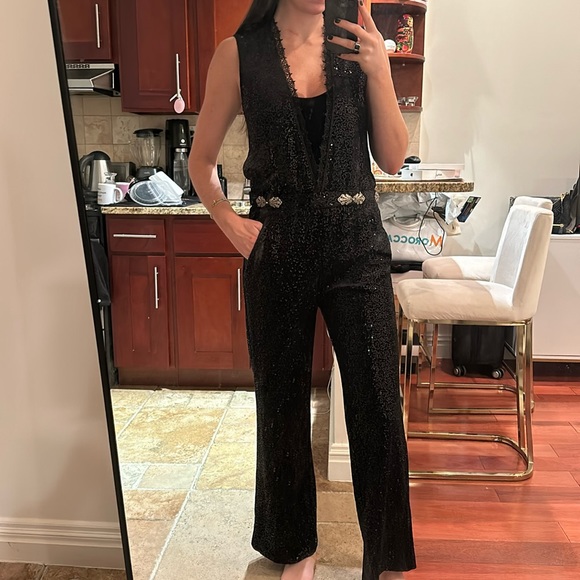 Full sequin jumpsuit the Kooples size small - Picture 2 of 16
